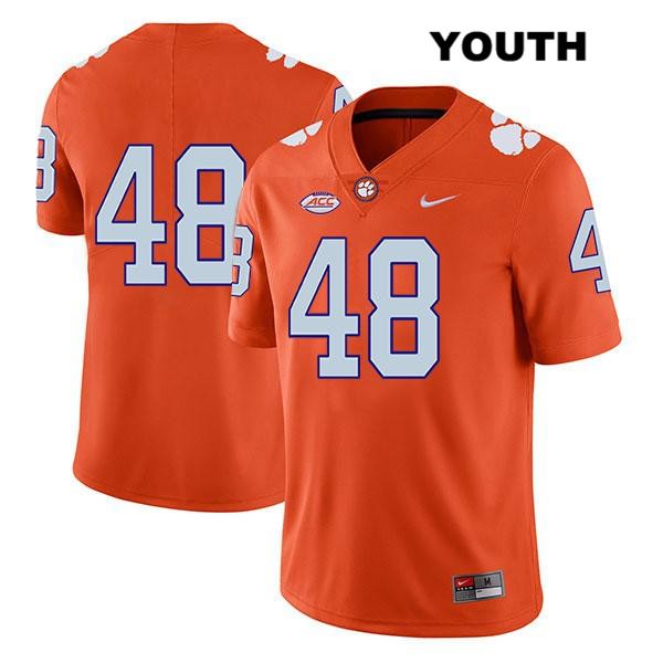 Youth Clemson Tigers #48 Landon Holden Stitched Orange Legend Authentic Nike No Name NCAA College Football Jersey DXN5446NJ